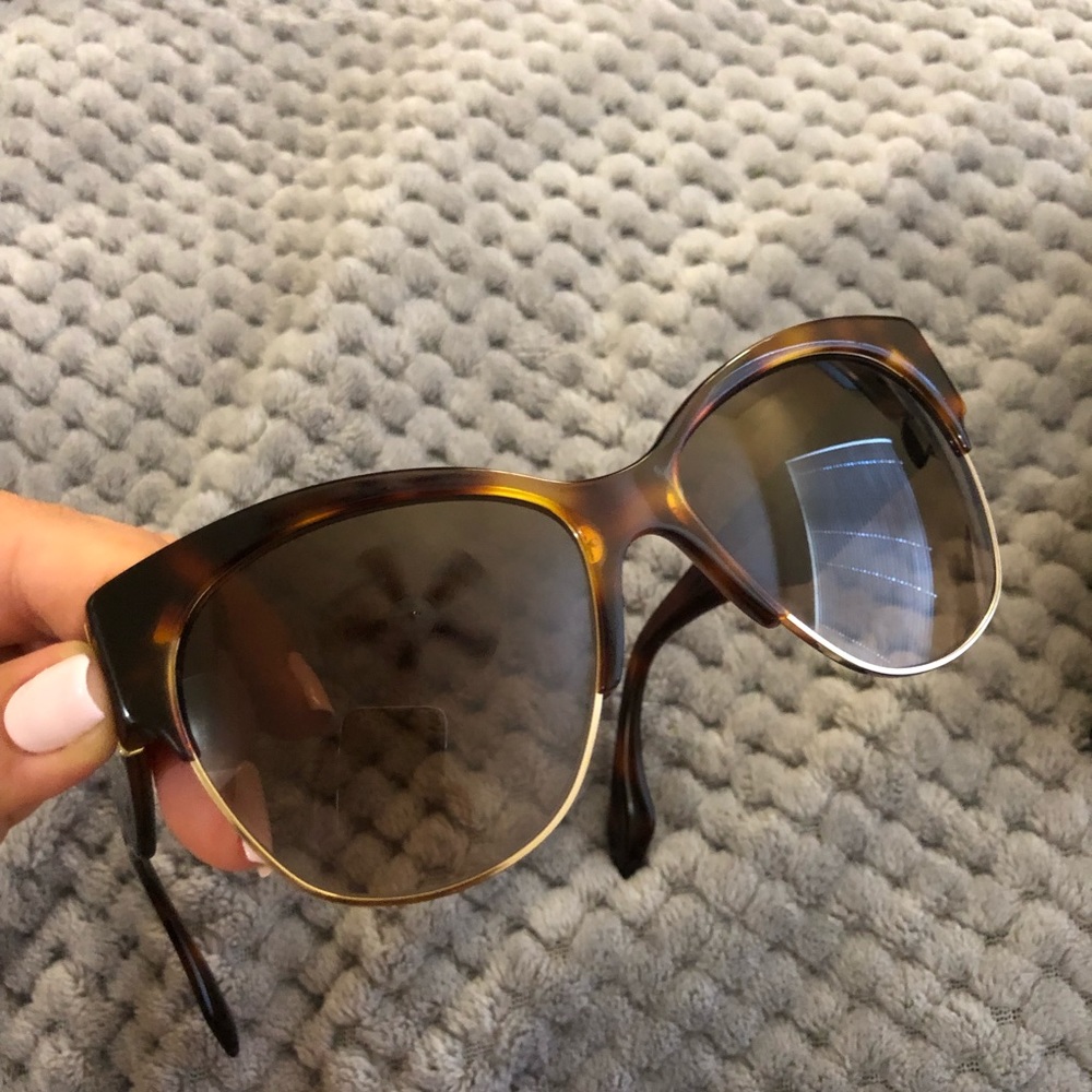 PRADA Havana Tortoise Cat Eye Sunglasses